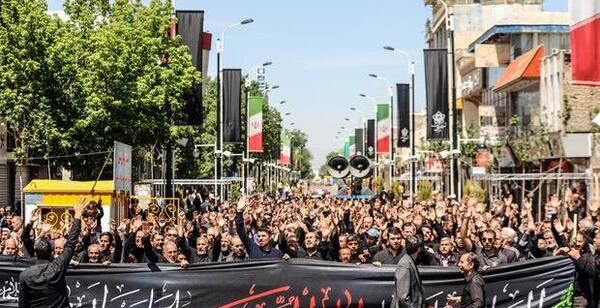 عکس دسته حسینیه اعظم زنجان