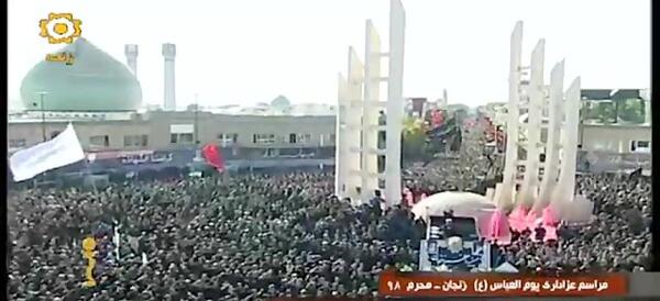عکس دسته حسینیه زنجان