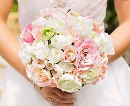 عکس خوشگل دسته گل عروس