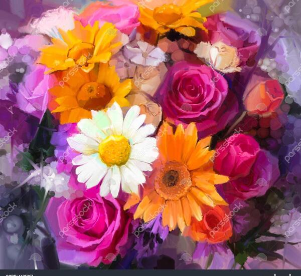 عکس دسته رنگی