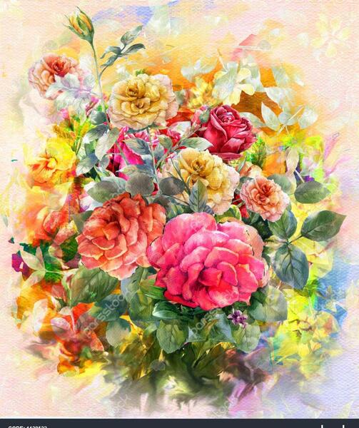 عکس دسته رنگی
