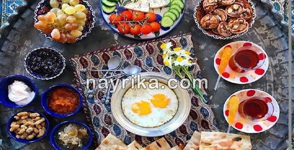 عکس صبحانه دسته جمعی