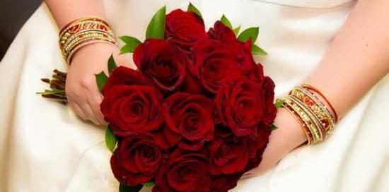 عکس عروس دسته گل