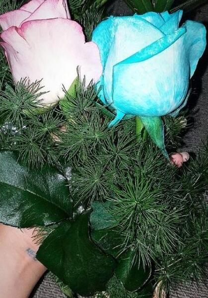 عکس فیک دسته گل