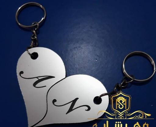 عکس دسته کلید چوبی