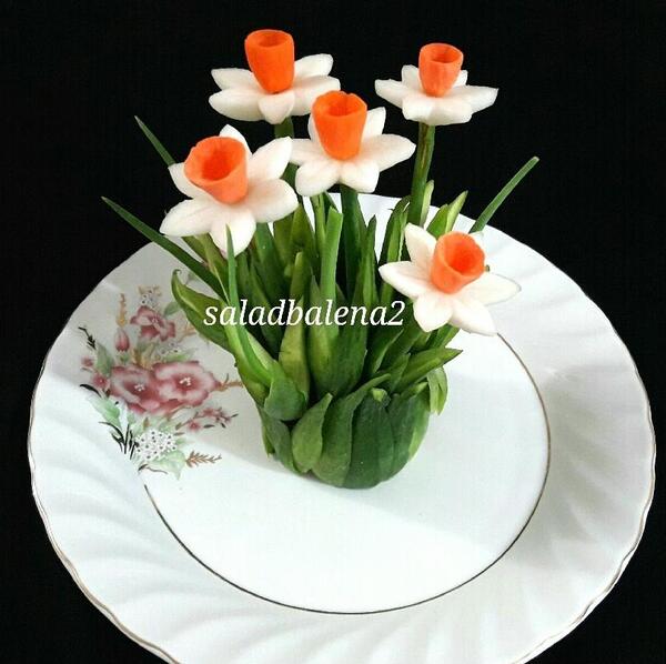 عکس دسته نرگس
