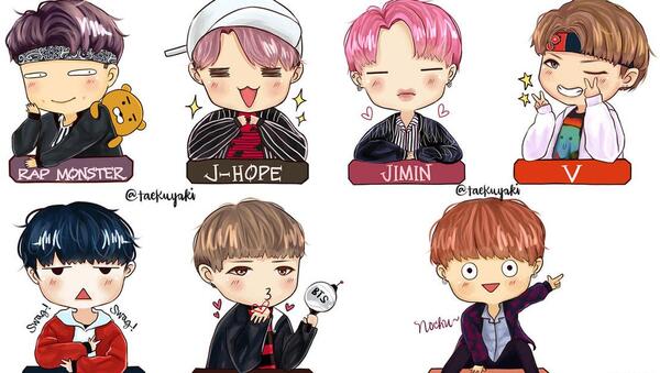 عکس انیمه bts