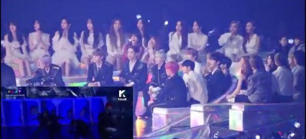 عکس العمل bts به blackpink