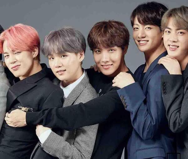 عکس گروه bts با اسم