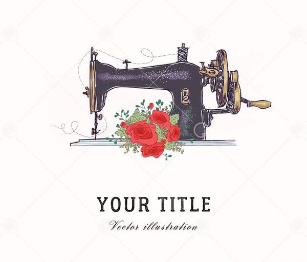 عکس لوگوی چرخ خیاطی