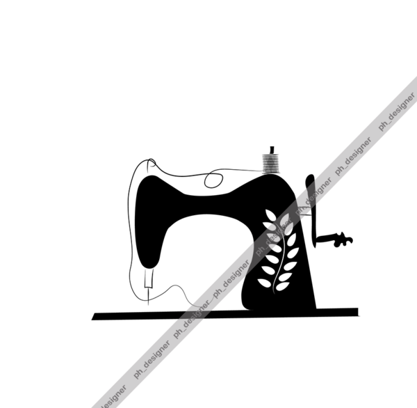 عکس لوگوی چرخ خیاطی
