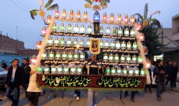 عکس چهل چراغ محرم
