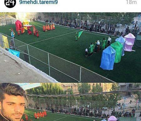 عکس فوتبالیست محرم