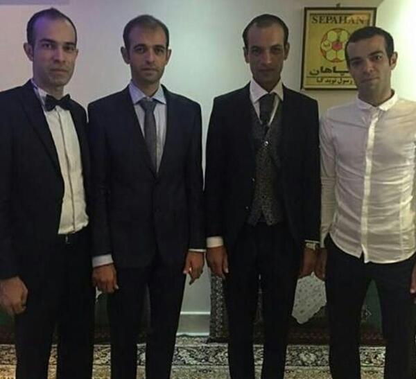عکس محرم نویدکیا و همسرش