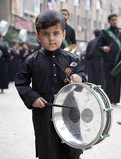 عکس عزاداری کودکان در محرم