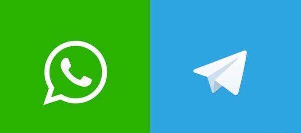 عکس لوگوی واتساپ و تلگرام