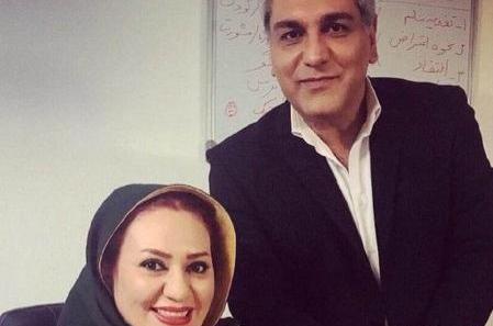عکس مدیری و همسرش