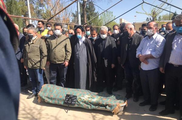عکس مراسم تشییع آزاده نامداری