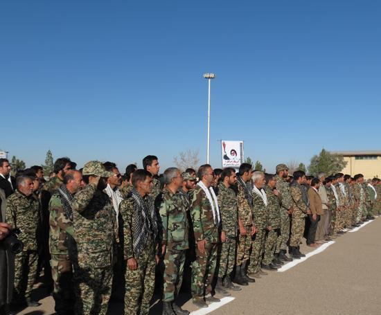 عکس مراسم بسیجی