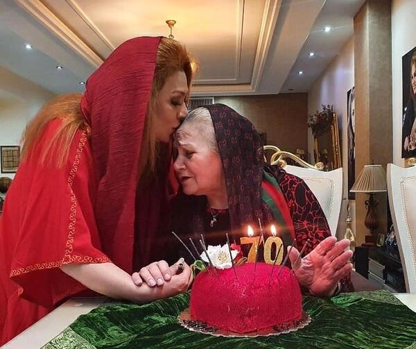 عکس مراسم پدر نسرین مقانلو