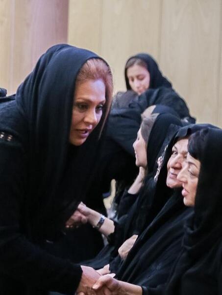 عکس مراسم پدر نسرین مقانلو