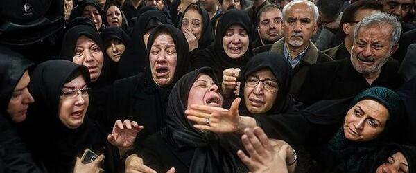 عکس مراسم تشییع جنازه پدر بهاره رهنما