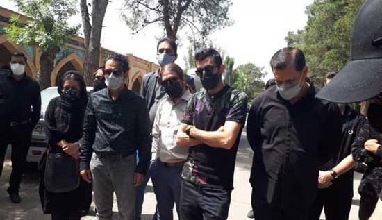 عکس مراسم تشییع مسعود ولدبیگی