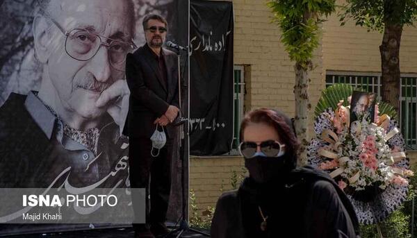 عکس مراسم تشییع مسعود ولدبیگی