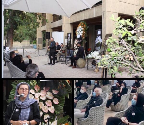 عکس مراسم چهلم ماهچهره خلیلی