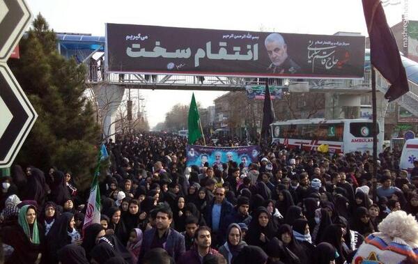 عکس مراسم حاج قاسم سلیمانی