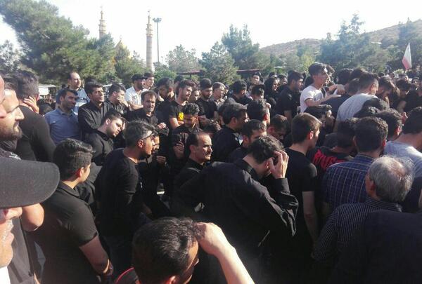 عکس مراسم خاکسپاری جوان ناکام