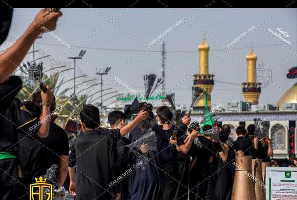 عکس مراسم زنجیر زنی