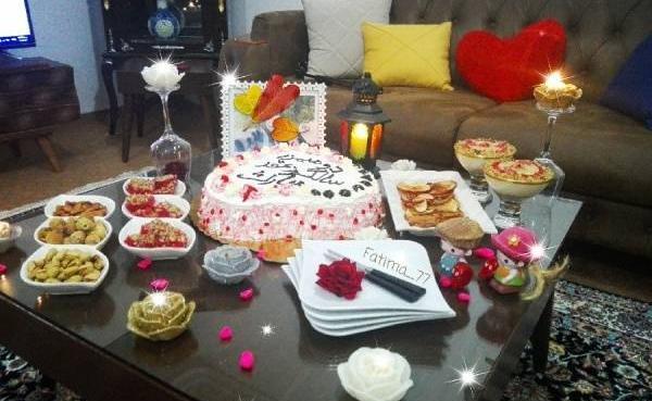 عکس مراسم سالگرد ازدواج