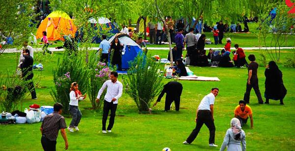 عکس مراسم سیزده بدر