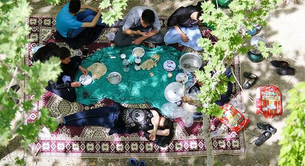عکس مراسم سیزده بدر