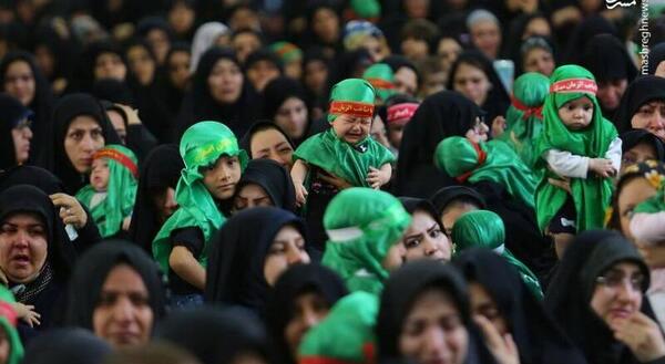 عکس مراسم شیرخوارگان حسینی