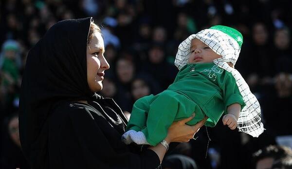 عکس مراسم شیرخوارگان حسینی