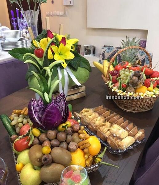 عکس مراسم شب یلدا برای تازه عروس