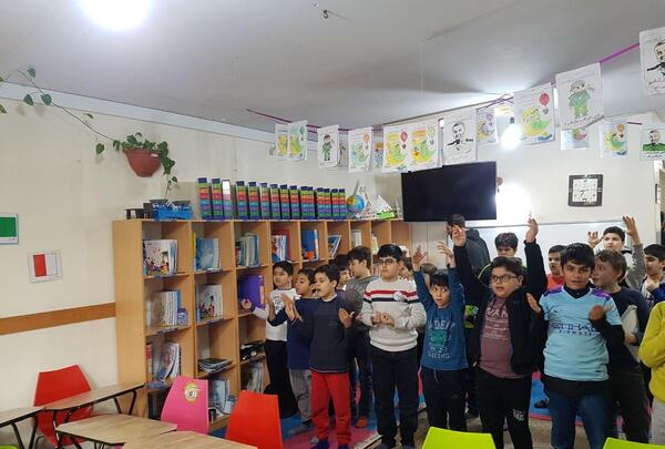 عکس تصاویر مراسم صبحگاهی مدرسه
