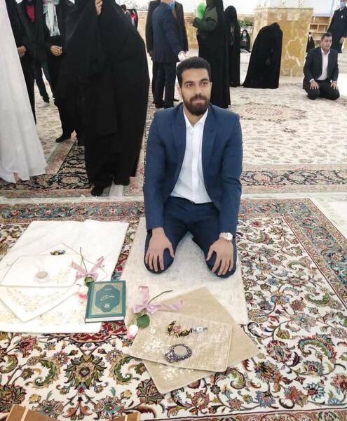 عکس مراسم عقد در حرم امام رضا
