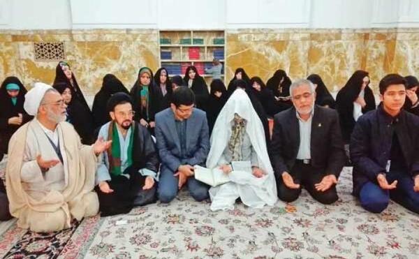 عکس مراسم عقد در حرم امام رضا