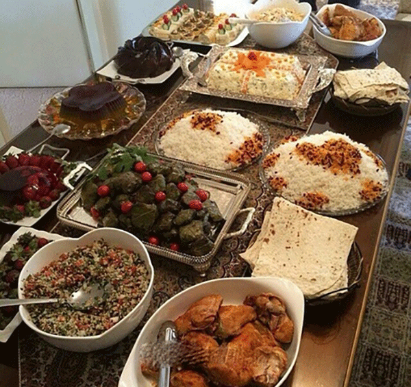 عکس غذای مراسم