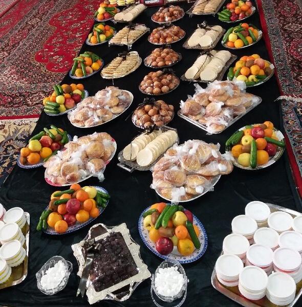 عکس غذای مراسم