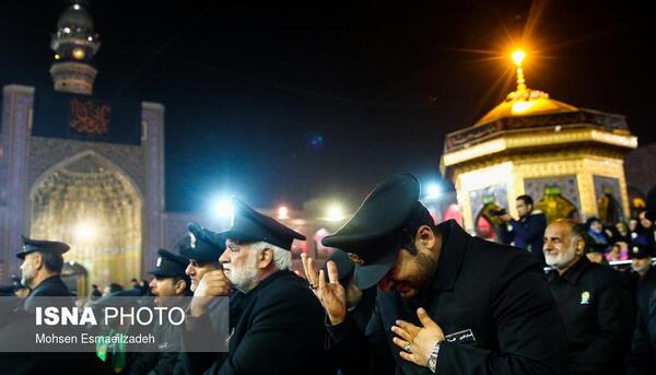 عکس مراسم شام غریبان امام رضا