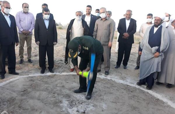 عکس مراسم کلنگ زنی