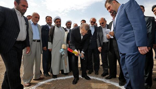 عکس مراسم کلنگ زنی