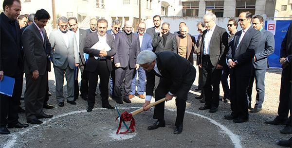 عکس مراسم کلنگ زنی