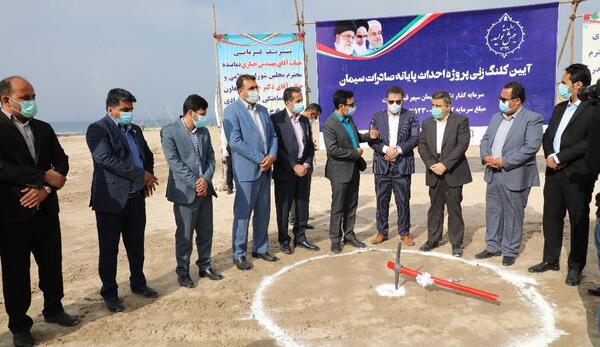 عکس مراسم کلنگ زنی