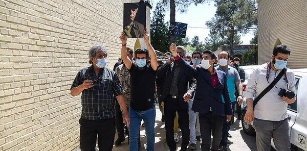 عکس مراسم محسن قاضی مرادی