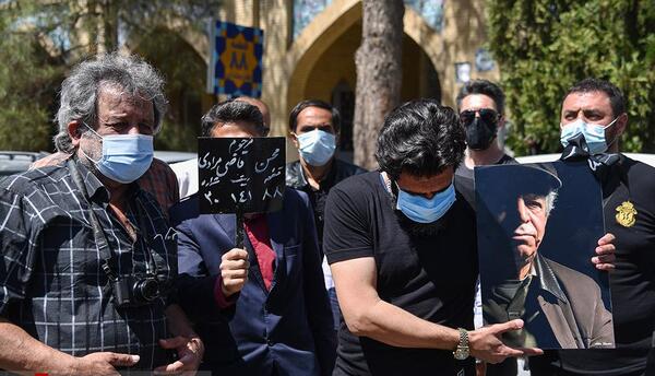 عکس مراسم محسن قاضی مرادی